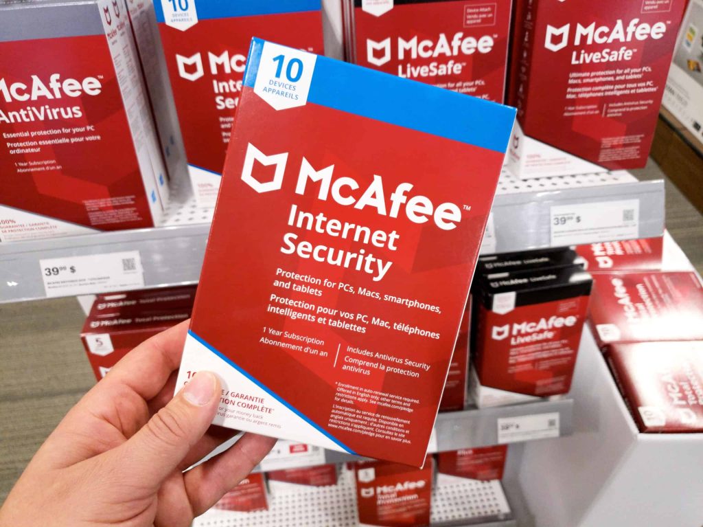 how much does mcafee cost