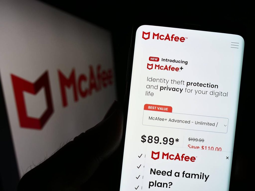 Where do I find my McAfee subscription code?